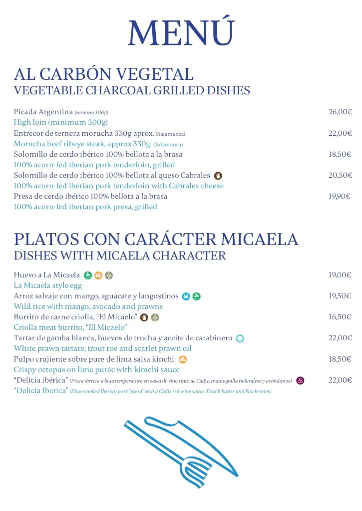 la micaela menu 2026 3